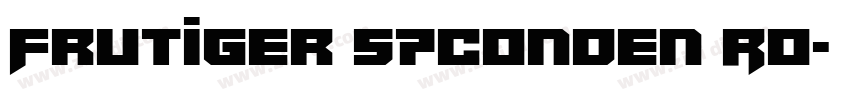 Frutiger 57Conden RO字体转换